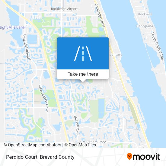 Perdido Court map
