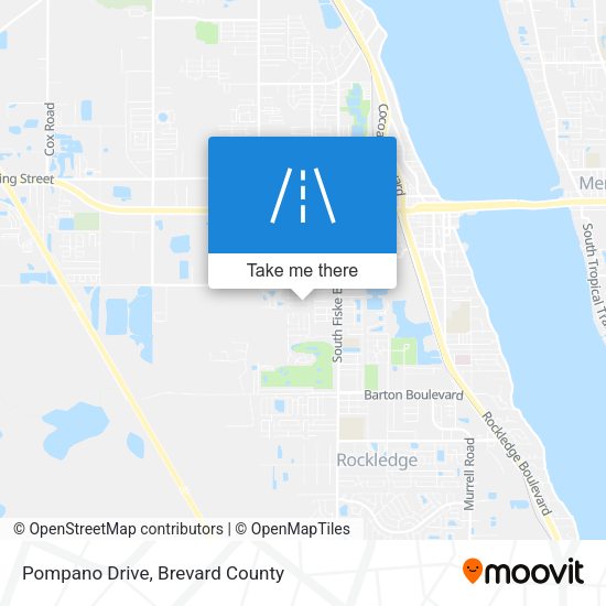 Pompano Drive map