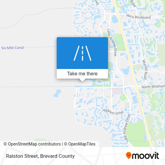 Ralston Street map