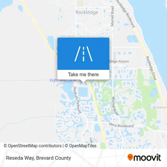 Reseda Way map