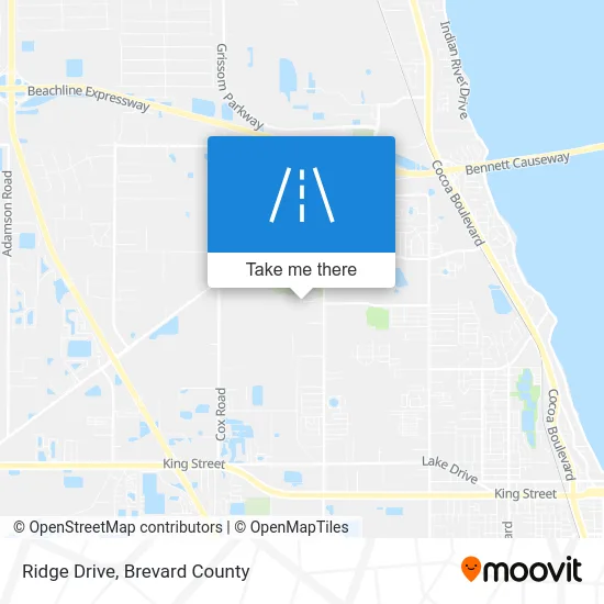 Ridge Drive map