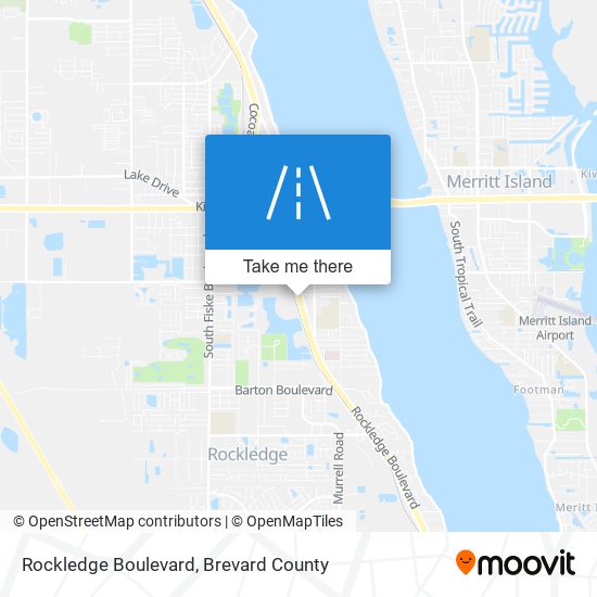 Mapa de Rockledge Boulevard