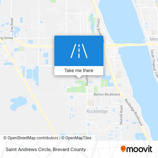 Mapa de Saint Andrews Circle