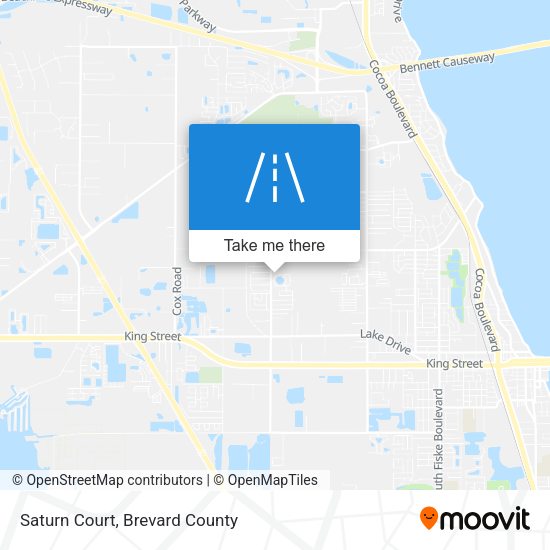 Saturn Court map