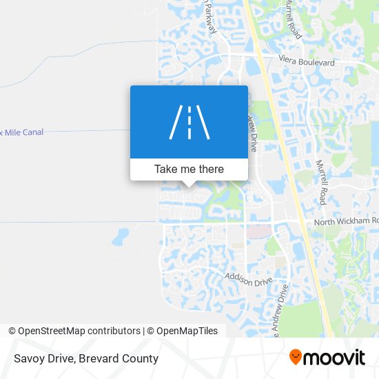 Savoy Drive map