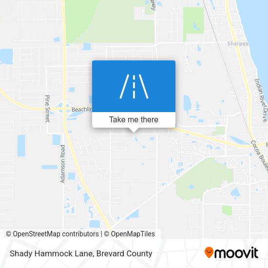 Mapa de Shady Hammock Lane
