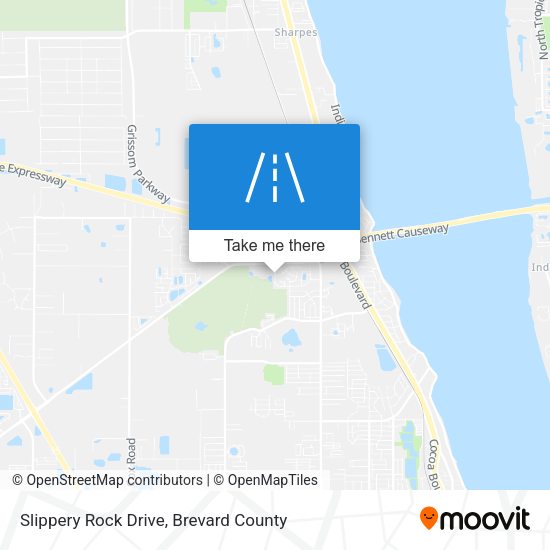 Slippery Rock Drive map