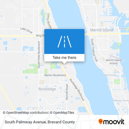 Mapa de South Palmway Avenue