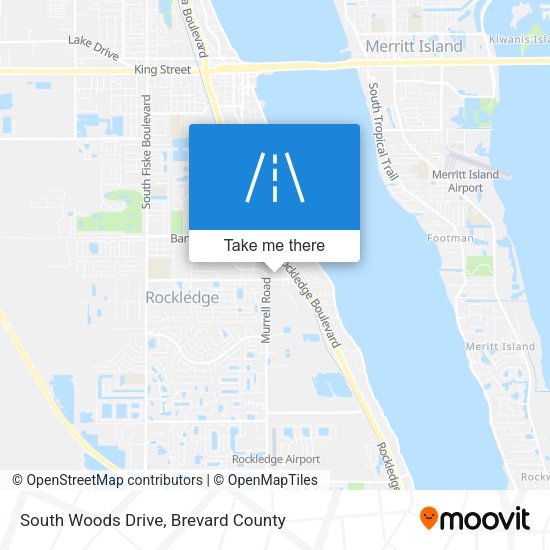 Mapa de South Woods Drive