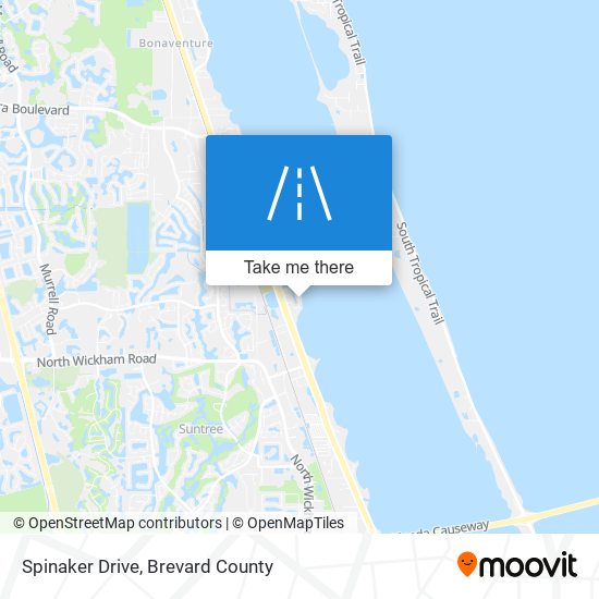 Mapa de Spinaker Drive