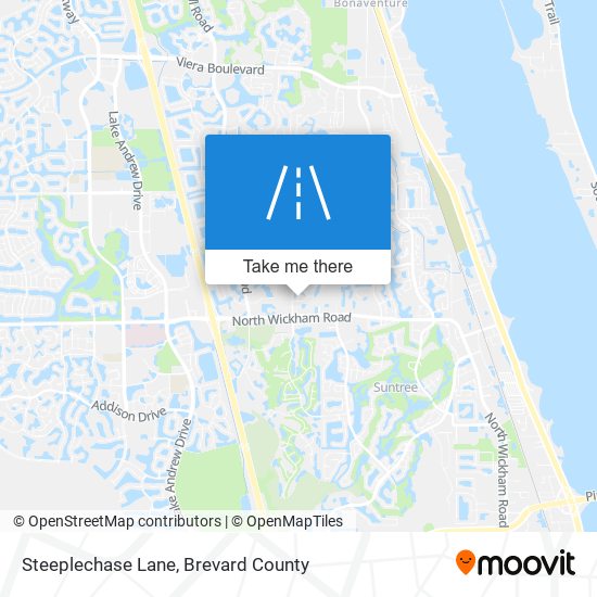 Steeplechase Lane map