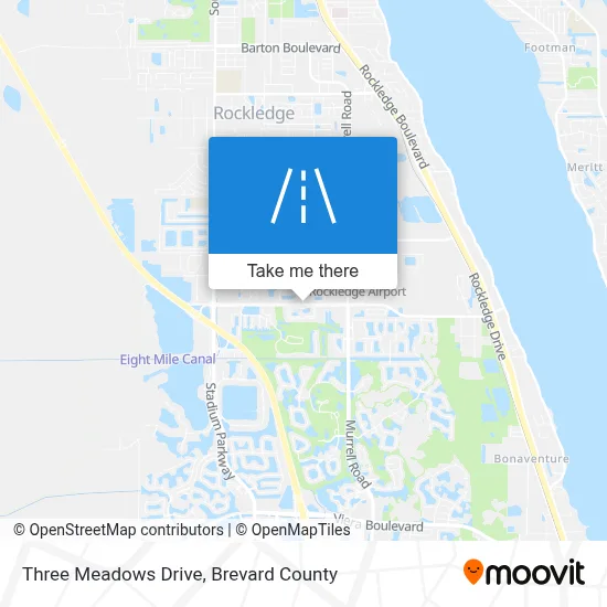 Three Meadows Drive map