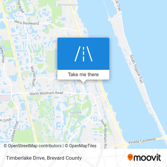 Timberlake Drive map