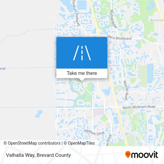 Valhalla Way map