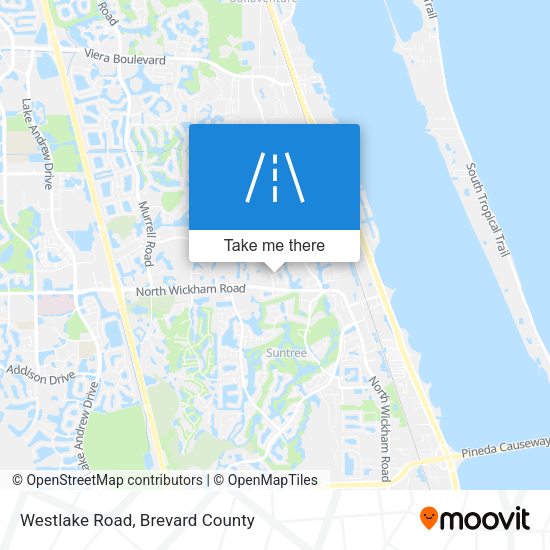 Westlake Road map