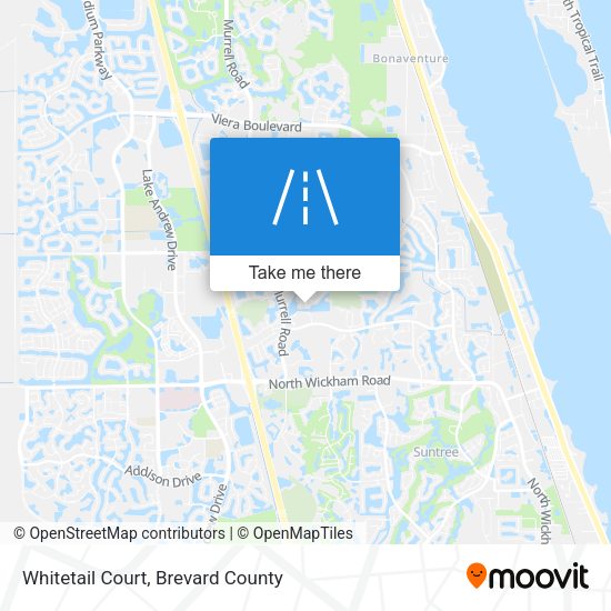 Mapa de Whitetail Court
