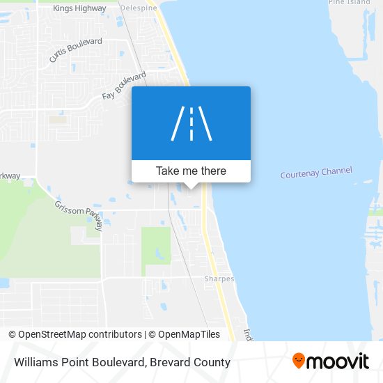 Mapa de Williams Point Boulevard