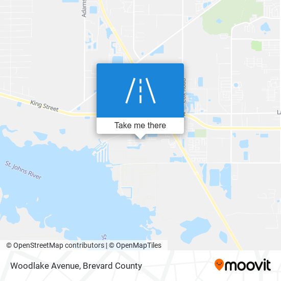 Mapa de Woodlake Avenue