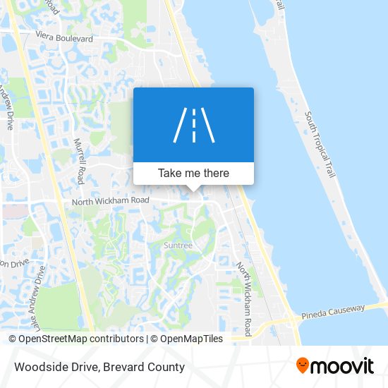 Woodside Drive map