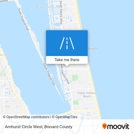 Mapa de Amhurst Circle West