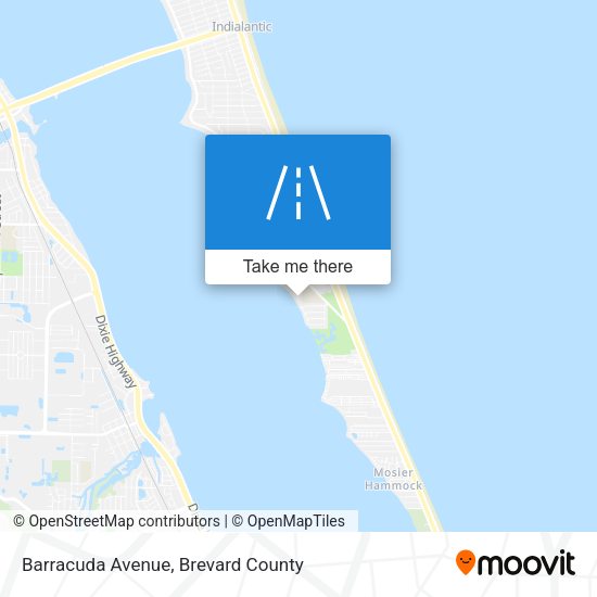 Barracuda Avenue map