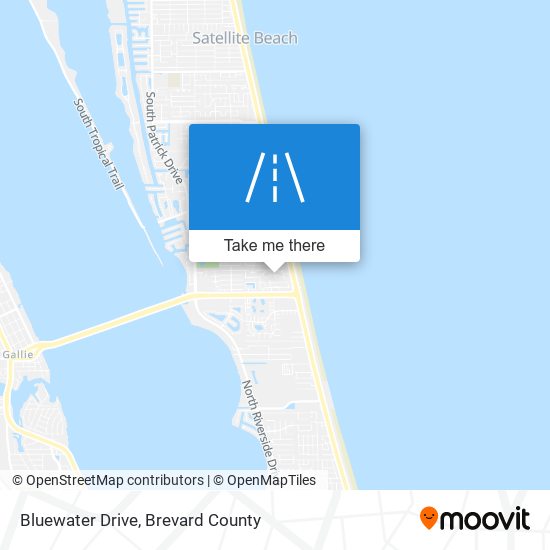 Mapa de Bluewater Drive