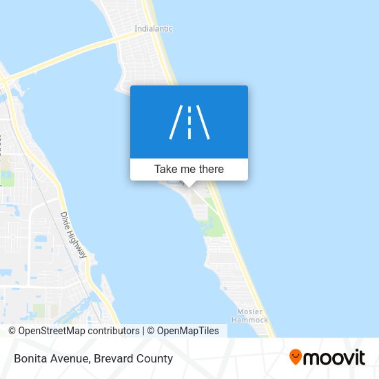 Bonita Avenue map