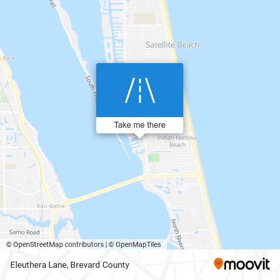 Eleuthera Lane map