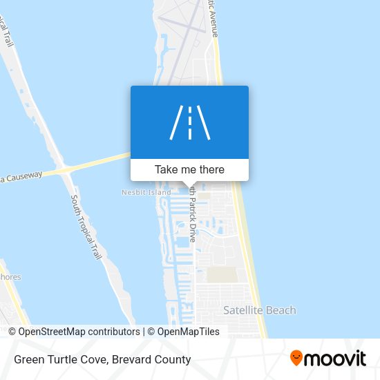 Mapa de Green Turtle Cove
