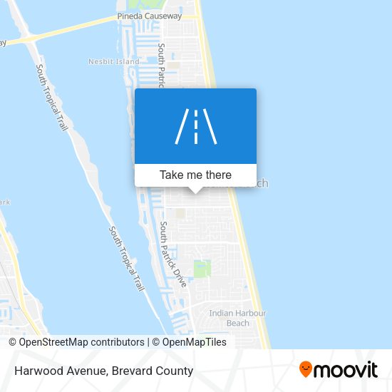 Mapa de Harwood Avenue