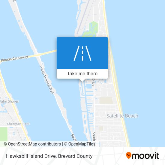 Hawksbill Island Drive map
