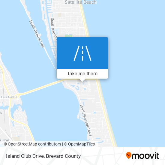 Island Club Drive map