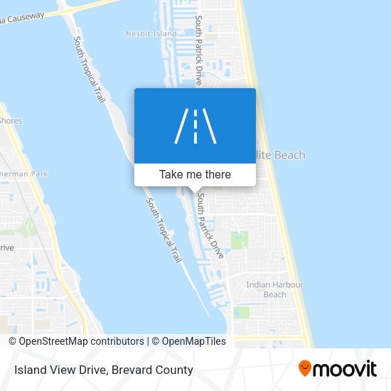 Island View Drive map