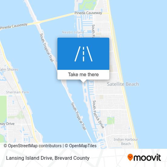Lansing Island Drive map