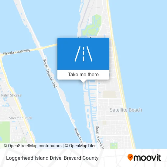 Loggerhead Island Drive map