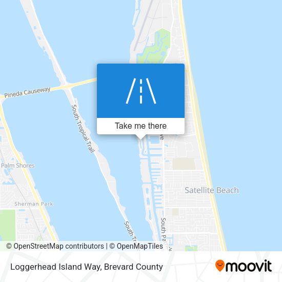 Loggerhead Island Way map