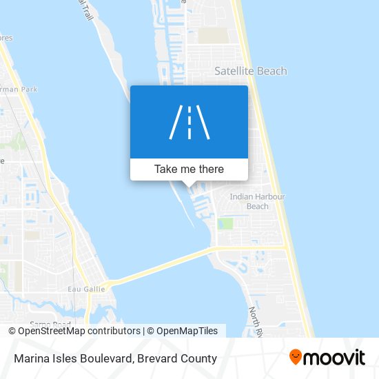 Mapa de Marina Isles Boulevard