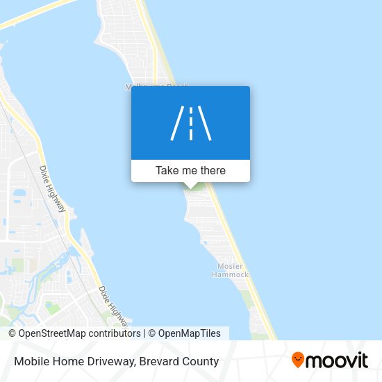 Mapa de Mobile Home Driveway