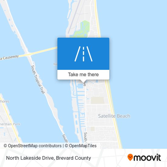Mapa de North Lakeside Drive