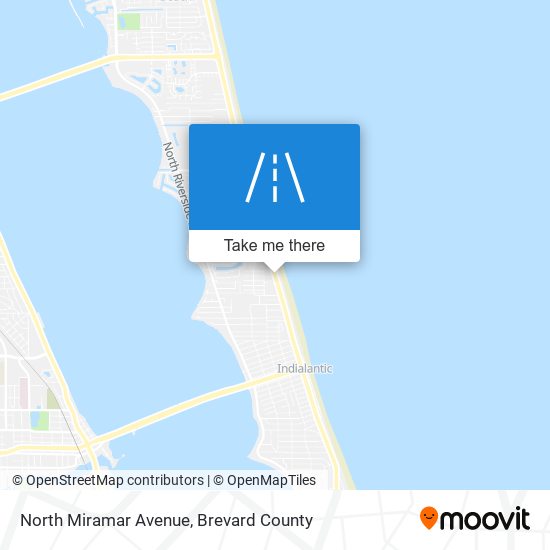 North Miramar Avenue map