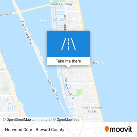 Mapa de Norwood Court
