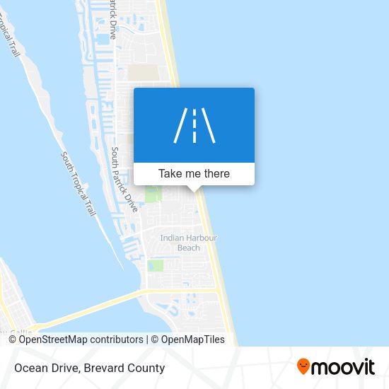 Ocean Drive map
