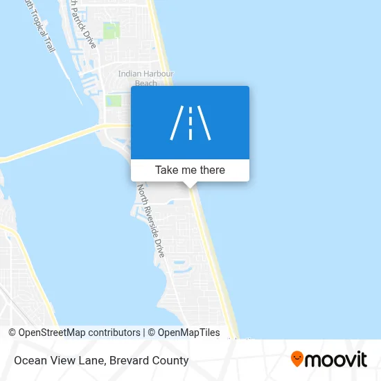 Ocean View Lane map