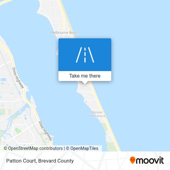 Patton Court map