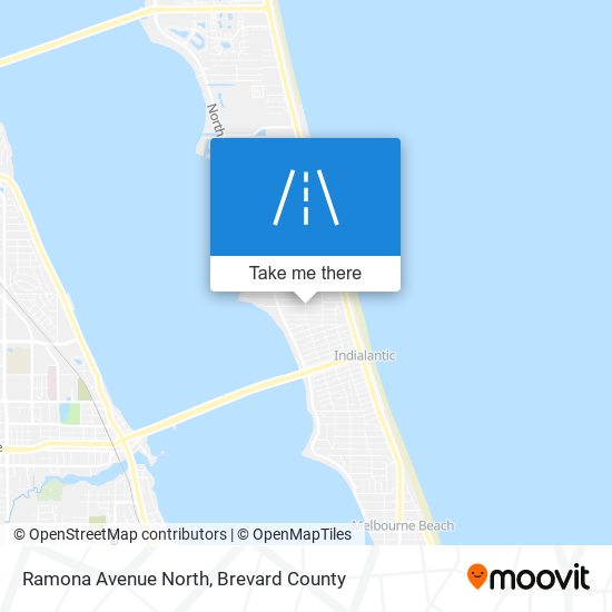 Ramona Avenue North map