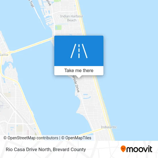 Rio Casa Drive North map