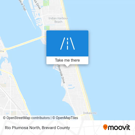 Rio Plumosa North map