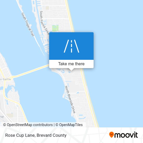 Rose Cup Lane map