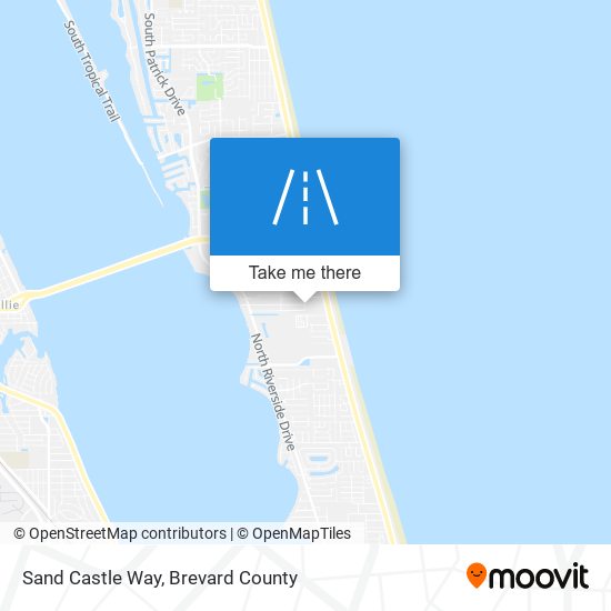 Sand Castle Way map