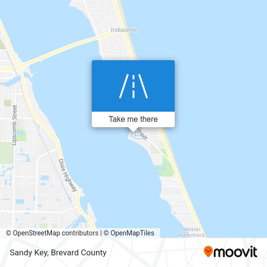 Mapa de Sandy Key